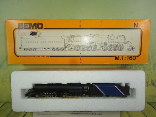Bemo 9001 US Mallet Lokomotive USRA 2-8-8-2 Y6B 2172 OVP