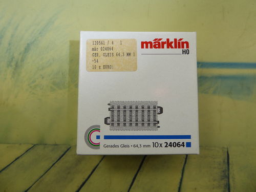 10er Pack Märklin C-Gleis 24064