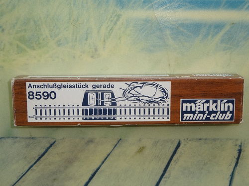 Märklin 8590 Spur Z Mini-Club Stromanschlussgleis 110 cm OVP