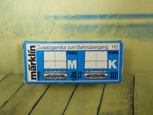 Märklin Zusatzgarnitur zum Bahnübergang 7293 M-Gleis