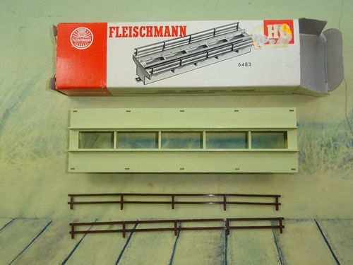 FLEISCHMANN 6483 Entladebühnen für Schüttgutwagen OVP