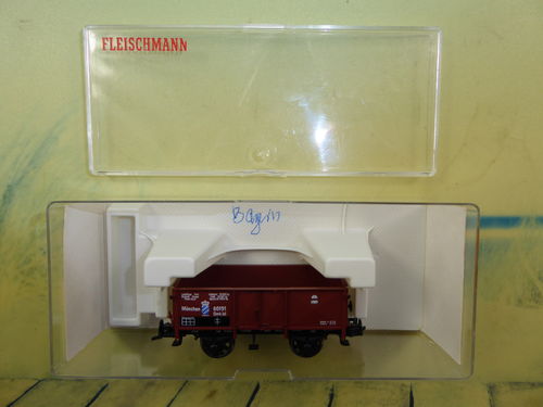 Fleischmann 5883 K offener Güterwagen K.Bay.Sts.B. OVP