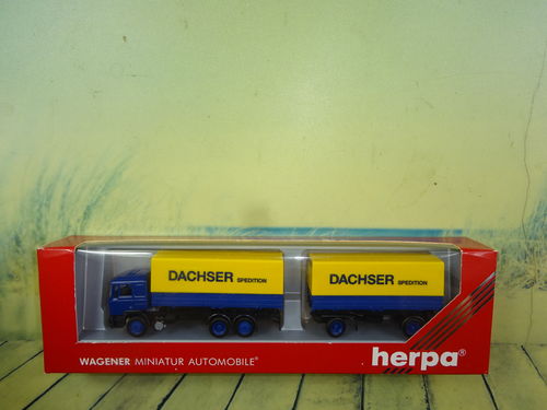 Herpa H0 140560 Modellauto LKW MAN Hängerzug "Dachser" 1:87 OVP