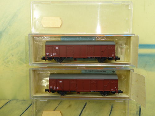 2x Roco Güterwagen 25160 OVP