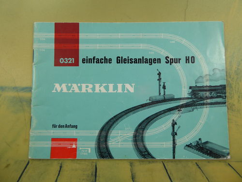 Märklin Katalog 0321 Gleisanlagen für M-Gleis