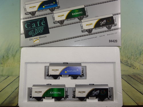 Märklin 84420 Jacobs Wagen-Set "Café Line" OVP