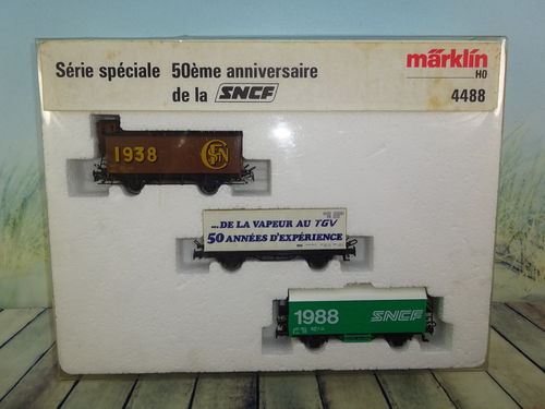 Märklin 4488 Güterwagenset 50 Jahre SNCF / OVP
