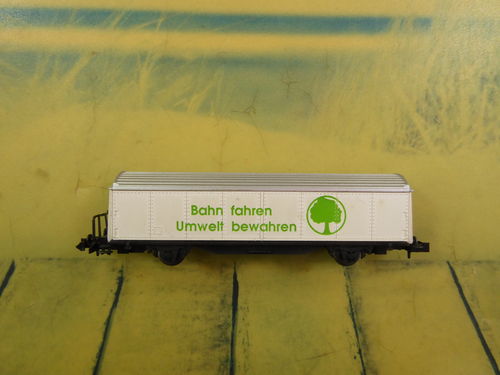 Roco N Bahn fahren Umwelt bewahren Güterwagen