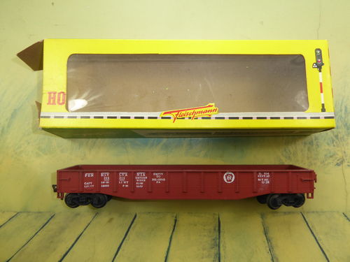 Fleischmann Pennsylvania Güterwagen in defekter Papp OVP ohne Inlay