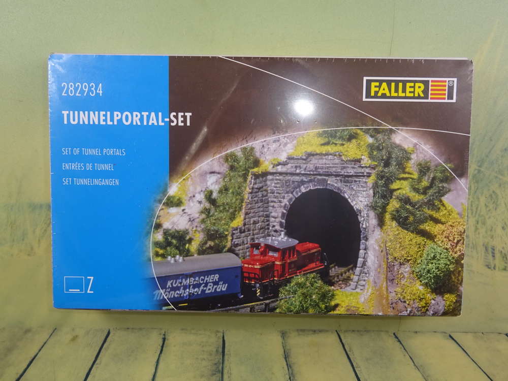 Faller 282934 Spur Z >Tunnelportal-Set< #NEU in OVP#