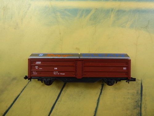 Roco Güterwagen DB Aufschrift "Clean" ohne Reinigungsfunktion