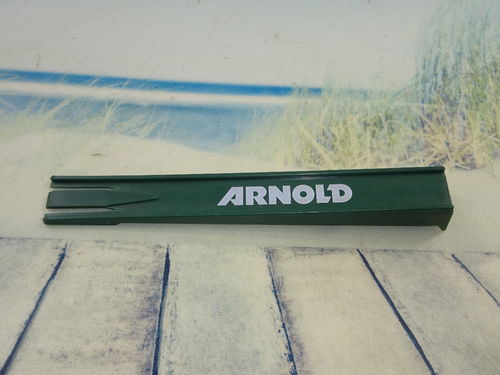 Arnold Aufgleisgerät grün mit Aufschrift ARNOLD