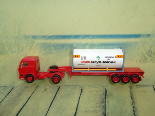 Herpa LKW MB Container-SZ HOYER-Cryo-tainer